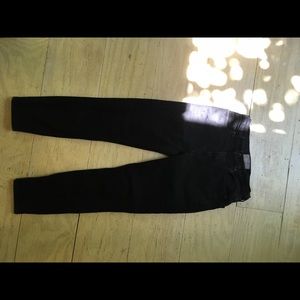 Everlane hi waist 28 black ankle jeans
